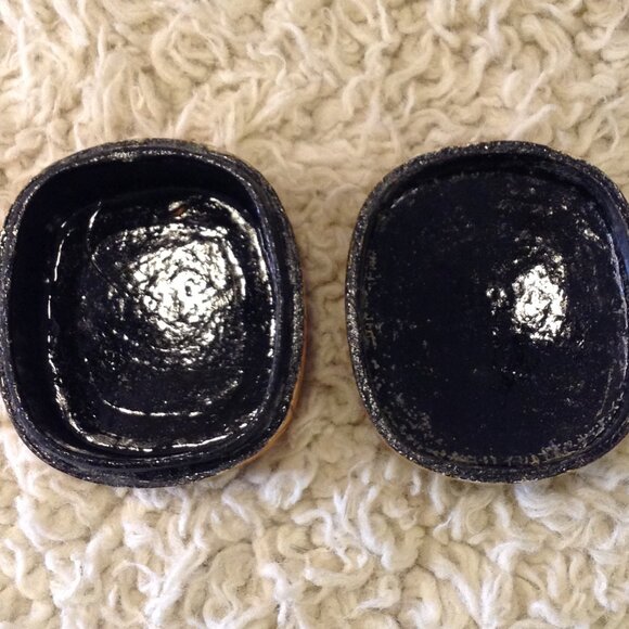 VTG Hand Crafted Wooden/Decorative Trinket Box. Basswood, Cottagecore, Folk Art - Picture 3 of 6